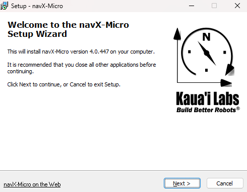 NavX install application